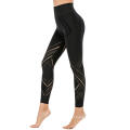 JACQUARD YOGA CALÇAS LEGGINGS SEM EMENDA SPORT MULHERES